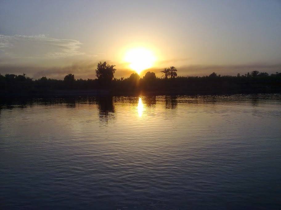 Zeit haben in Ägypten - Sonnenuntergang